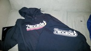 First printing Zencade T-shirt and Hoodie.